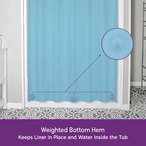 Blue Shower Curtains & Shower Liners You'll Love in 2023